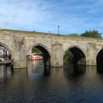 Author: Klaus Foehl. At: http://en.wikipedia.org/wiki/File:Durham_Elvet_Bridge01rect_2010-09-10.jpg