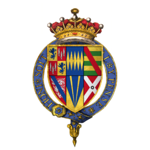 https://commons.wikimedia.org/wiki/File:Quartered_arms_of_Sir_Henry_Percy,_9th_Earl_of_Northumberland,_KG.png